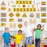 Outus 47 Pcs Construction Bulletin Board Set, Construction Theme Cutouts for Classroom Decorations