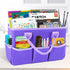 Godery Desktop Tote and Stock Organizer for Arts, Books, Stationery, and Office Desk, Makeup Storage Tote with Handles