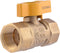 Eastman 1/2 Inch FIP Gas Ball Valve, Brass Connectors for Natural Gas and Liquid Propane, 60009B