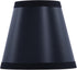 Aspen Creative 51054-2, 3" 5" 4.5" Set 2 Hardback Empire Transitional Clip-On Chandelier Shade, Black w/gold inside