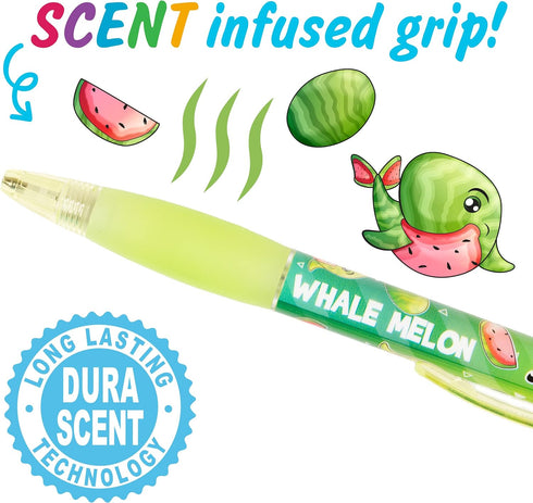 Mechanical Smencils - Scented Mechanical Pencils, 8 Count, Medium Point (0.7mm) (Fruit Zoo)