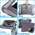 Laptop Lap Pad with Attached Mouse Pad & USB Cooling Fan - Non-Slip Heat Shield Stand