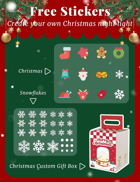 Dimming, Christmas Flame Night Light, Cute Night Light with White Noise, Rechargeable Portable Small Table Lamp, Best