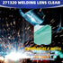 WZKO 271320 10pcs clear cover lenses for welding helmet Premium Welding Helmet Lens Protector, Clear Front Cover Lens