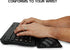 ENHANCE Compact Bluetooth Keyboard Wrist Rest Pad with Soft Memory Foam Support, Anti-Fray Stitching