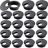 2" White Plastic Desk Grommet, HNBun 20 Pack Cable Wire Grommet for Tidy Cable Hole Cover Organizers (50mm Mounting