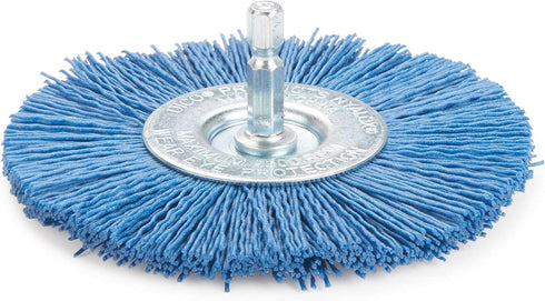 Dico Products 7200042 Blue Nylox Wheel Brush 4" 240 Grit