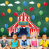 gisgfim Circus Decorations, Carnival Party Bulletin Board Cutouts, Large Carnival Tent Theme Classroom Decor