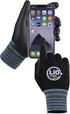 Nitrile Safety Work Gloves, 3 Pairs Lightweight Touchscreen Utility Gloves for Men and Women, Black (L)