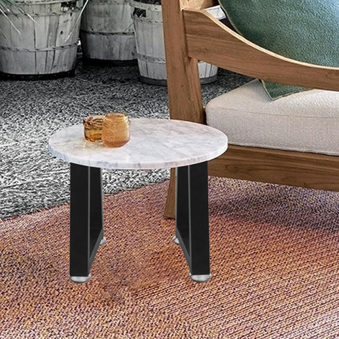 Y-CFHFC 16 Inch Set 2 (H16 W10.8, Trapezoid Bench Legs Metal Coffee Table Legs, End & Side Table Feets, DIY Furniture
