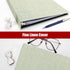 Vienrose 3 Ring Binder, 1 Inch Round Rings, Durable with Linen Cover, Holds 8.5" x 11" Paper