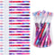 Kolewo4ever Galaxy Stackable Pencil, Multi Point Non-Sharpening Pop Up Pencil with Matching Eraser for Classrooms