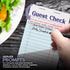 (20 Pack) 1000 Stock Your Home Blue Guest Check Books for Servers Server Note Pads, Waiter Checkbook, Food Receipt