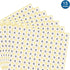 dealzEpic - Alphabet Stickers of The Letter R, Small Round Paper Self-Adhesive Peel and Stick Labels