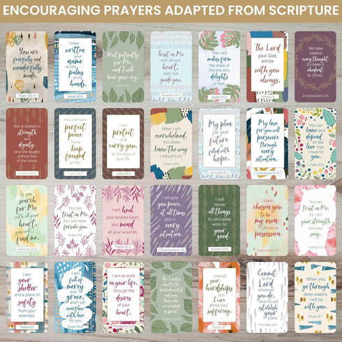 bloom daily planners Writefully His Prayer Card Deck (Pack of 30) - Inspirational Bible Verses for Women