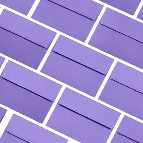 Invitation Envelopes, 100-Pack 5x7 Envelopes, A7 Envelopes for Invitations, Purple, 5 1/4 x 7 1/4 Inches