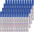 Overseas 48 Blue Paint Pens, Oil Based Permanent Markers Set - Quick