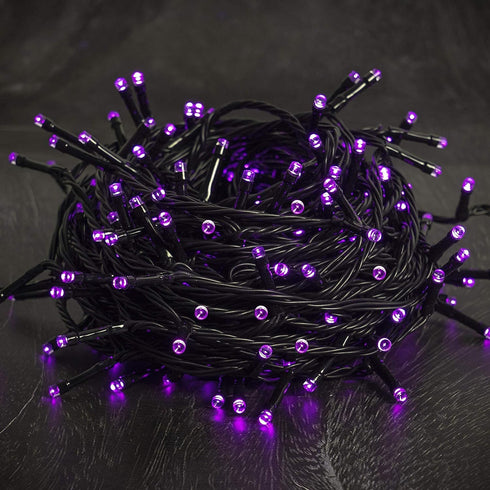 300 98.5FT 8 LED Halloween Lights, Halloween String Lights with Lighting Modes, Waterproof & Connectable Mini Light