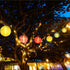 Fairy Lantern String Lights, Waterproof Connectable Hanging Light Plug in Multicolor for Indoor Outdoor Use