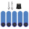 HARFINGTON 53pcs Quick Change Discs Set 1" Roll Lock Sanding Discs with