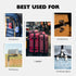 3 Digit Combination Lock, Small Padlock for Travel, Waterproof Resettable Padlock for Gym Locker, Luggage, Gate (Blue)
