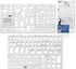 Mr. Pen Plumbing Template, Architectural Bathroom Template, Drafting Tools and Stencils