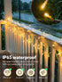 Bedroom,98FT 200 String Lights Indoor LED Fairy String Lights Outdoor Waterproof, Memory Twinkle Christmas Light Plug