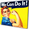 Inspirational Mouse Pad, Small Non-Slip Rubber Mousepad for Wireless Mouse with Personalized Custom Design We Can Do It