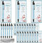 Sayglossy 48 Sets Winter Appreciation Gifts Bulk for Staff Snowflake Thank You Gift
