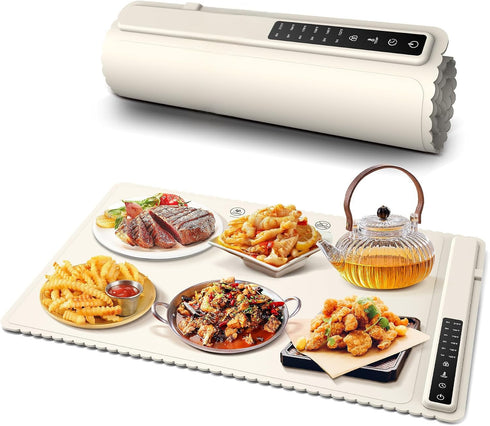 ASTHAN Food Warming Mat for Countertop, 24 x 16 in, 6 Temp Settings,