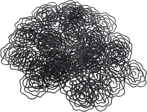 Paperclips Set, Metal Decorative Exquisite 50pcs Flower Paper Clips Cute for Office for Scrapbooking (Black) by Pomya