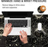 Keyboard Mouse Pad Set, Large Gaming Mouse Pad + Keyboard Wrist Rest + Coaster Set, 4Pcs Ergonomic XXL Desk Pad for