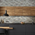 20 Midcard Sheets Peel and Stick Backsplash PVC Wall Tile,for Kitchen Backsplash