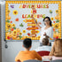 Fall Bulletin Board Classroom Decoration, Autumn Pumpkins Maple Signpost Paper Cutouts for Teachers