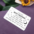 Engraved Metal Wallet Insert Card, Best Friends Gift, Funny Friendship Gift for Birthday Christmas Graduation