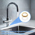 uxcell 2Pcs G3/4"-14 Brass Lock Nuts Pipe Fitting, Female Hex Locknut, Flange Single Hole Faucet Lock Nut with Silicone