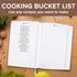 Elegant Hard Cover Recipe Journal – Blank Cookbook for Organizing Personal Culinary Creations (Brown)