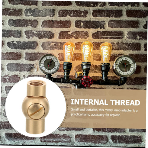 Swivel Joint Ceiling Light Adapter - Easy Install Pendant Socket Extender