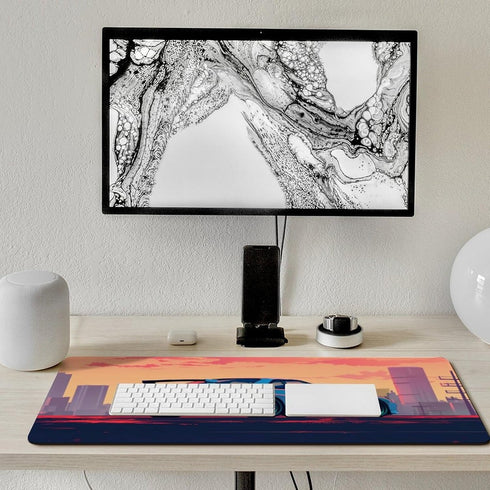 JDM Car Desk Mats, Large Mouse Pads with Japanese Anime Design, Gaming Cool R34 Mousepad for Desktop Keyboard Mat 35.4