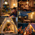 MDCMLKS 2-Pack 4 1 8 32.8FT Camping String Lights, in Portable Camping Light Rechargeable, Lighting Modes, USB
