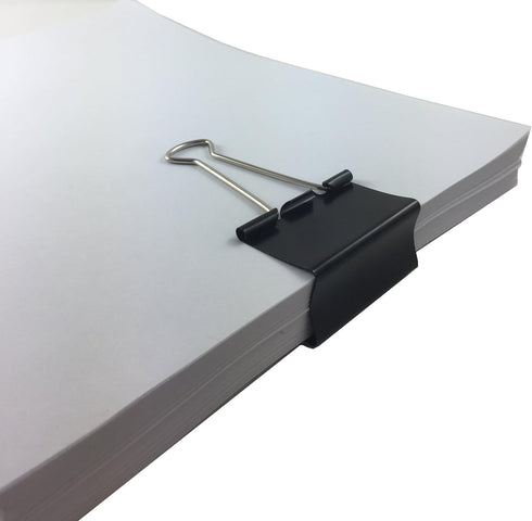 Binder Clips Large - 1.5-Inch Black (48-Pack)