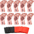 Bare Copper Cable Lugs, 10pcs 4 AWG-5/16" 90 Degree Bent Battery Lugs with 10pcs 3:1 Heat Shrink Tubing