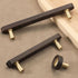 6 3 3/4 Pcs in Cabinet Door Solid Wood pulls Simple Cabinet Bedside Table Pure Copper Door Handles