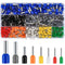 800 Pcs Wire Ferrule Connectors Kit, AWG 22-10 Copper Nylon Insulated Crimp Ferrules for Electric, Industrial