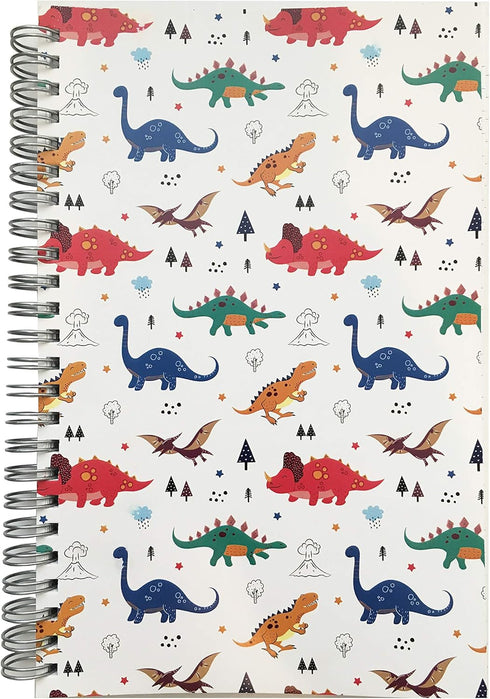 Spiral Notebook for Kids – 80-Page College Ruled Composition Notebook – 5.5 x 8.5 Inch, Cute Designs for Writing