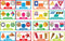 Eureka Mini Bulletin Board Set, Shapes and Solids Classroom Decorations for Teachers, 16 Pieces