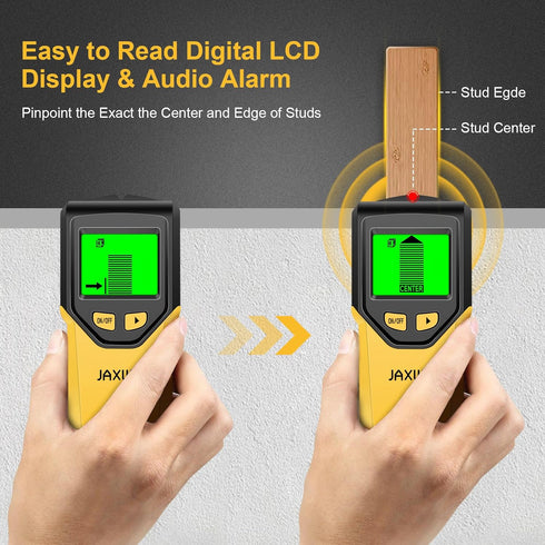 5 1 Stud Finder Wall Scanner - in Stud Finder Tool w/Microprocessor Chip and HD LCD Display, Stud Detector Beam Finders