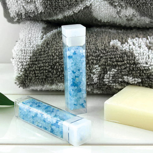 The Beadsmith Clear Plastic Tubes, 2 x .5 Inch Square with Flat Caps, Bag of 100