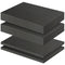 Storystore Polyurethane Foam Sheet, 4 Pcs Black Foam Inserts for Cases, Toolbox, Camera Storage, Game Box