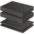 Storystore Polyurethane Foam Sheet, 4 Pcs Black Foam Inserts for Cases, Toolbox, Camera Storage, Game Box